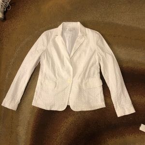 White kind of lace blazer never worn